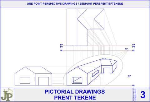 Pictorial Drawings 3 - One-Point Perspective