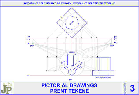 Pictorial Drawings 3 - Two-Point Perspective