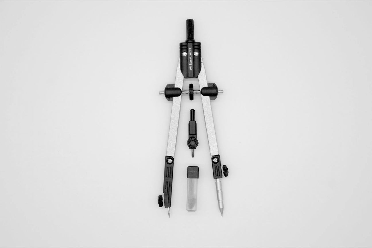 Faber-Castell Compass & 0,3mm Compass attachment – JPEGD