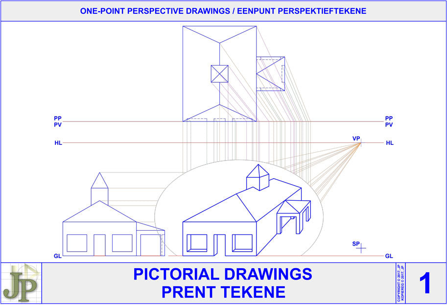 Pictorial Drawings 1 - One-Point Perspective