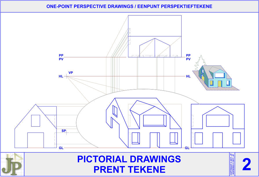 Pictorial Drawings 2 - One-Point Perspective