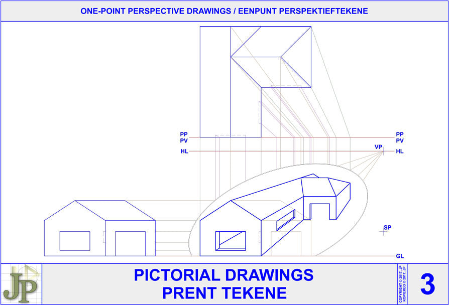 Pictorial Drawings 3 - One-Point Perspective