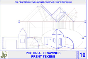 Pictorial Drawings 10 - Two-Point Perspective