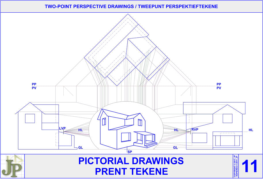Pictorial Drawings 11 - Two-Point Perspective