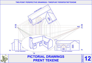 Pictorial Drawings 12 - Two-Point Perspective