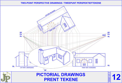 Pictorial Drawings 12 - Two-Point Perspective