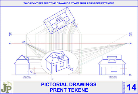 Pictorial Drawings 14 - Two-Point Perspective