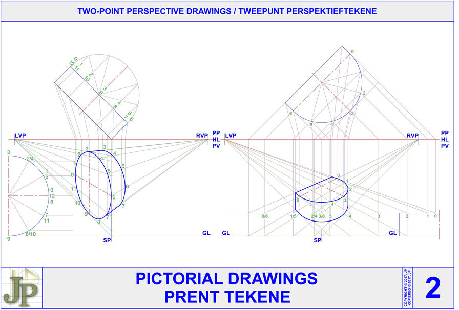 Pictorial Drawings 2 - Two-Point Perspective