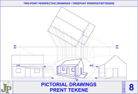 Pictorial Drawings 8 - Two-Point Perspective